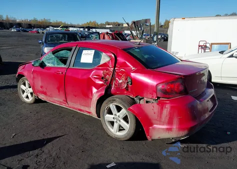 2013 Dodge Avenger Se из США, поврежденный, VIN 1C3CDZABXDN681707